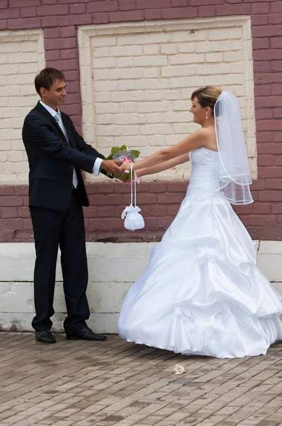 La boda, dos jóvenes — Foto de Stock