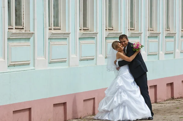 Die Hochzeit, zwei junge Männer — Stockfoto