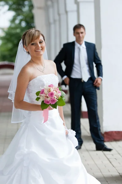 Het huwelijk, twee jonge mannen — Stockfoto