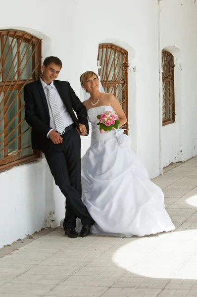 The wedding, two young men — Stock Photo, Image