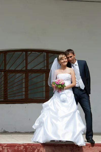 The wedding, two young men — Stock Photo, Image