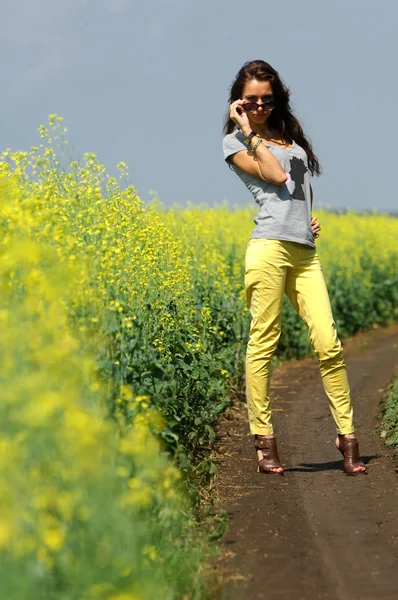 Girl in rape — Stock Photo, Image