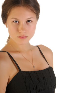 bir gitar ile kız.