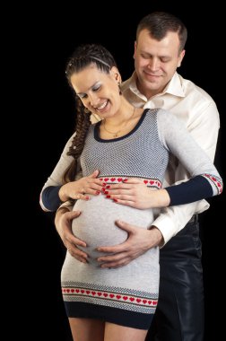 hamile, hamile, enceinte, gravid, parturient, emdirilmiş,