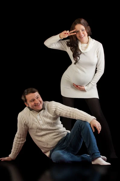Lei è incinta. , — Foto Stock