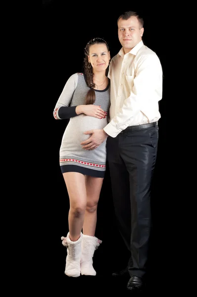 She is pregnant, — Stock Photo, Image