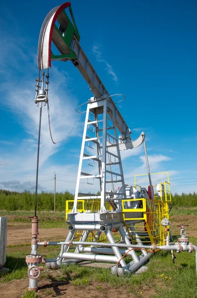 Ölpumpenheber in Betrieb — Stockfoto