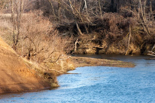 Fiume in autunno — Foto Stock