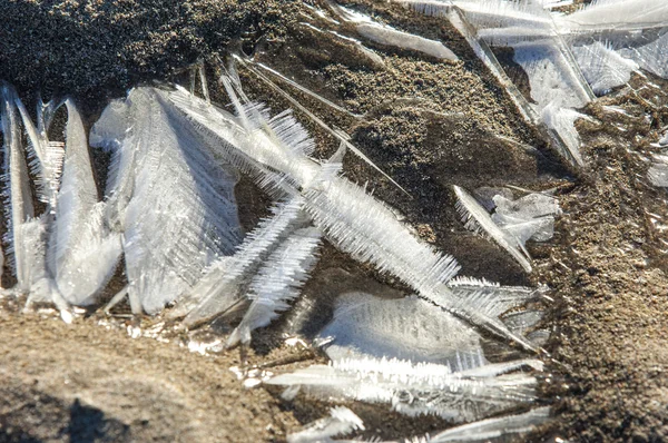 Eis auf dem Fluss — Stockfoto