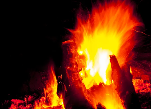 Fuego fuego ardiente — Foto de Stock