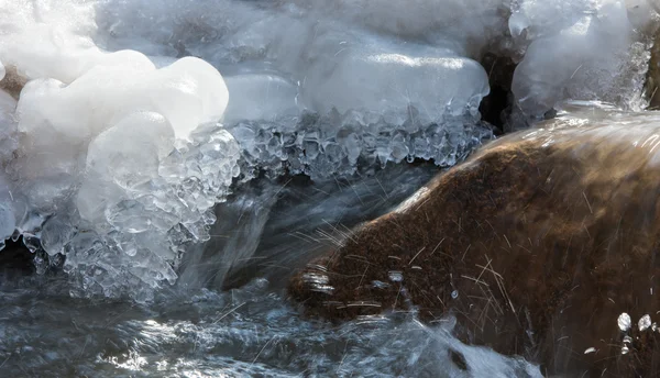 川の氷は — ストック写真