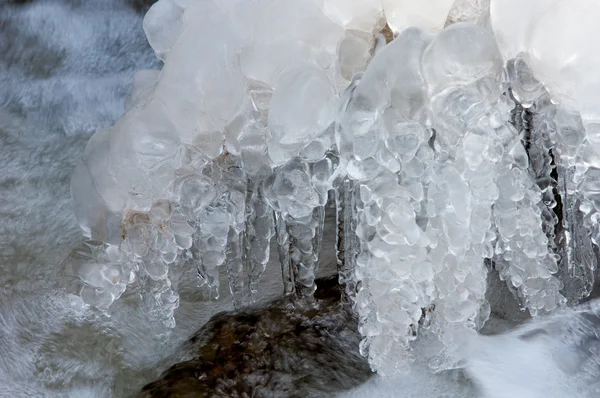 Lód na rzece — Zdjęcie stockowe