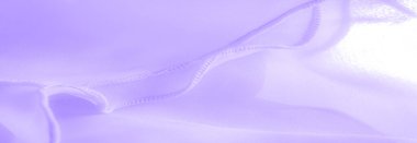 Mavi ipek, kumaş tasarımı, pankart ya da gök mavisi ipekle kaplanmış. Poster için lüks tekstil dekorasyonu, yumuşak dalgalı dalgalı kumaşlı gök mavisi malzeme, poster