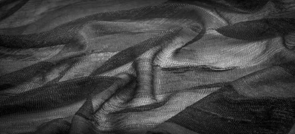 Siyah Beyaz Ipek Kumaş Yumuşak Dokunmatik Kumaş Gökkuşağı Renginde Mevcut — Stok fotoğraf