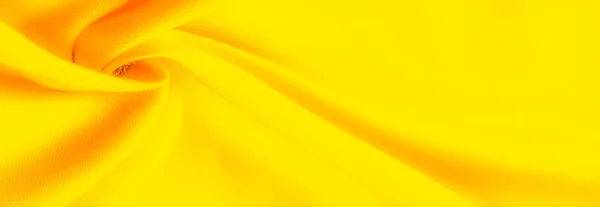 Желтая Золотая Ткань Твилл Тонкая Ткань Диагональным Плетением Нитей Название — стоковое фото