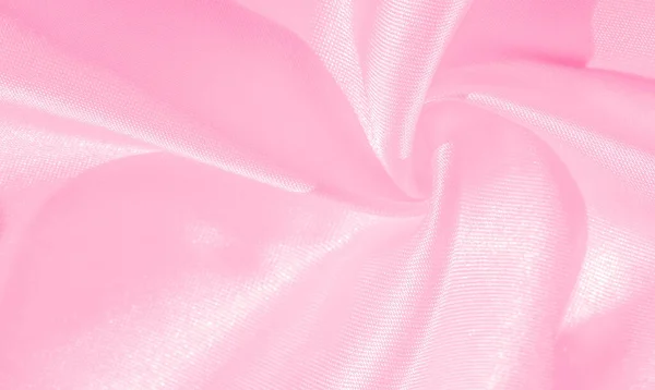 Рожевий Атласний Шовк Пастельних Відтінках Створений Спеціально Настрою Чудова Дотик — стокове фото