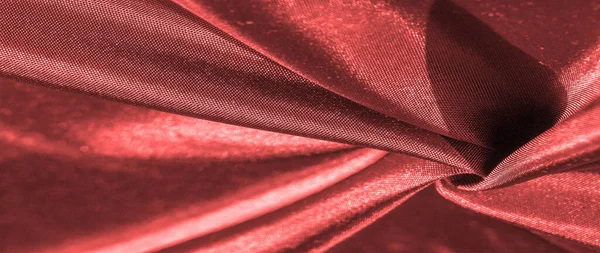 Textura Fundo Padrão Vermelho Escuro Tecido Seda Design Decorativo — Fotografia de Stock