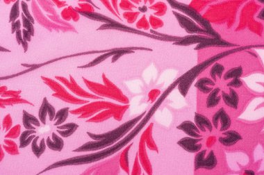 Çiçek desenli narin pembe ipek kumaştan narin ve narin bir kumaş. Temiz, opaklık istendiğinde astarını kullan. doku, arkaplan, desen,