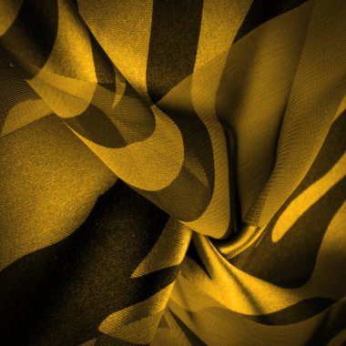 Soyut sarı renklerde ipek kumaş. Soyut suluboya boya, desenli dikey ipek kumaş, tuval, makro, yakın plan. Doku. Geçmişi. Şablon.