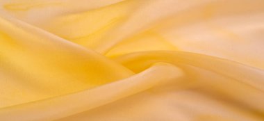 Pastel bej ve sarı tonlarda ipek kumaş, sepia pastel sarı kremsi bej tonda kumaş duvar kağıdı desenli arka plan: sevimli doğal desenli tekstil fotoğrafı