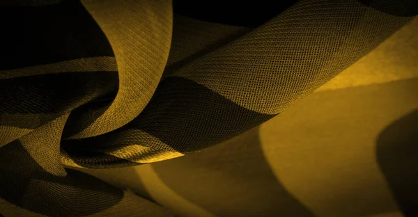 Jedwabny Materiał Abstrakcyjnych Żółtych Kolorach Abstrakcyjna Farba Akwarelowa Malowana Teksturowana — Zdjęcie stockowe