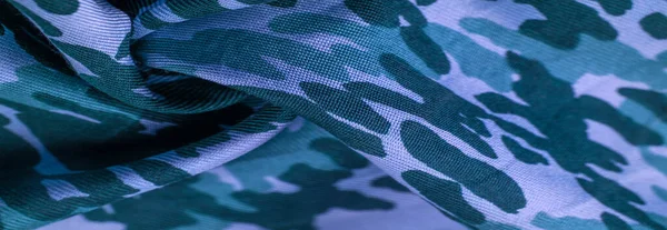 Mavi ipek kumaş, soyutlama, telif hakkı baskısı, askeri kamuflaj kumaşı, tasarımlarınız askeri ve dokuya sahip olmanızı sağlayacak.
