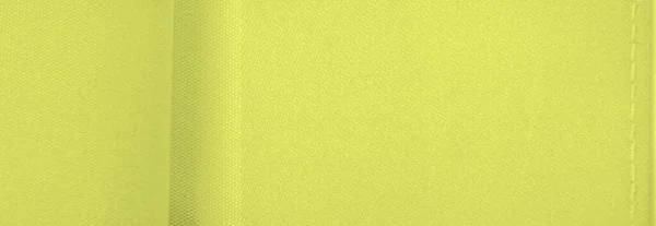 Ocelově Žluté Hedvábí Abstraktní Pozadí Luxusní Tkaniny Nebo Tekuté Vlny — Stock fotografie