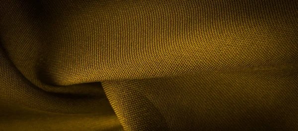 Satynowy Żółty Sepia Jest Splot Który Zazwyczaj Błyszczącą Powierzchnię Tępy — Zdjęcie stockowe