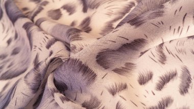 Afrika tarzı kahverengi ipek kumaş. Tasarımcı, doku deseni, arkaplan koleksiyonu.