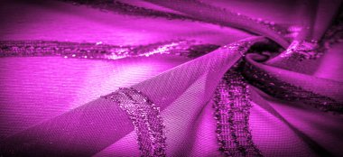 Koyu çizgili kırmızı ipek kumaş. Yakut rengi ile soyut ipek tonlar. Kumaşta eski model. Arkaplan dokusu, dekoratif süs