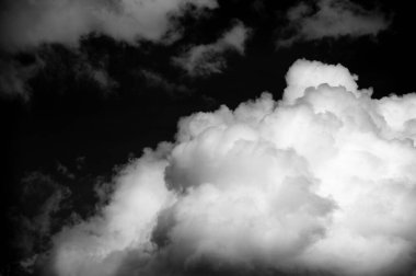 Doku, arkaplan, tasarım, siyah beyaz bulutlar, koyu ton.