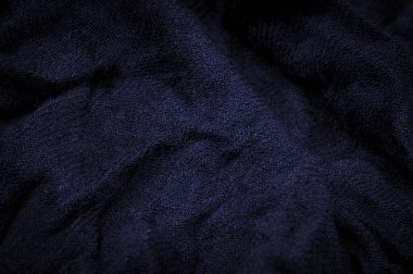 Kaba koyu mavi yün kumaş. Uzun, dayanıklı, kalın iplikli koyunlar, özellikle senin tasarımına uygun. Farklı büyük kuzu türleri gibi. Desen arkaplan deseni