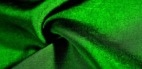 Green Cloth Abstract Red Background Natural Fabric Cotton Texture Background — Stock Photo, Image