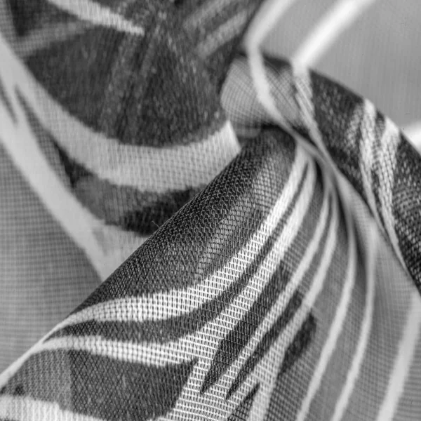 Pozadí Textura Tkáň Textil Látka Tkanina Web Černá Bílá Tkanina — Stock fotografie