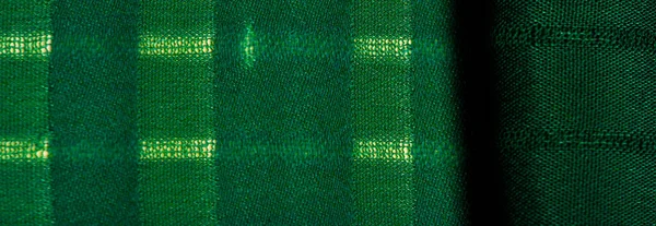 Tecido Verde Simples Com Linhas Linhas Formadas Pela Extração Fio — Fotografia de Stock