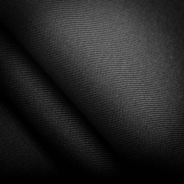 Satin Black Silk Een Weefsel Dat Meestal Een Glanzend Oppervlak — Stockfoto