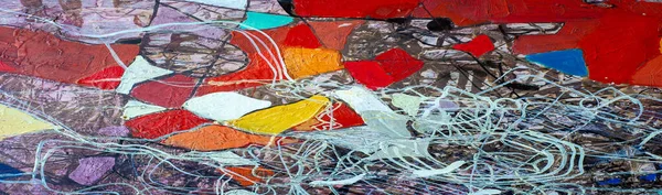 Abstraktion Farbenfrohe Malerei Auf Leinwand Farbe Abstraktion Nahaufnahme Bunte Abstrakte — Stockfoto
