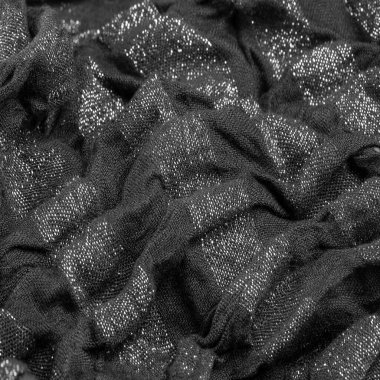 Doku. Geçmişi. Geçmişi. Siyah gri saten kumaş dokusu. Lüks parlak. Soyut ipek kumaş arka plan..