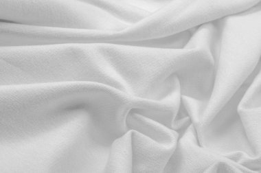 Beyaz örgü kumaş. soyut desen dokusu, arkaplan