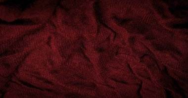 Kaba koyu kırmızı yün kumaş. Uzun, dayanıklı, kalın iplikli koyunlar, özellikle senin tasarımına uygun. Farklı büyük kuzu türleri gibi. Desen arkaplan deseni