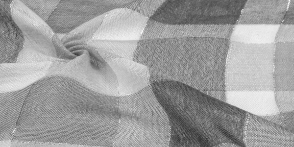줄무늬가 스카프 스카프는 파스텔 색깔의 로장식되어 텍스처 — 스톡 사진