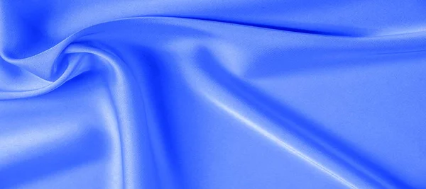 Tejido Seda Azul Tejido Viscosa Muy Ligero Rico Cortinas Textura —  Fotos de Stock