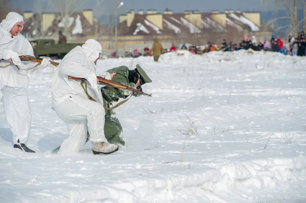 Dünya Savaşı Faşist Işgalciler Naberezhnye Chelny Tatarstan Ile Büyük Vatanseverlik — Stok fotoğraf