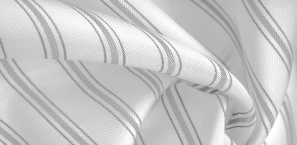 Белая Шелковая Ткань Серые Линии Узкая Полоса Линия Штрих Скорость — стоковое фото