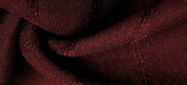Tecido Vermelho Simples Com Linhas Linhas Formadas Pela Extração Fio — Fotografia de Stock