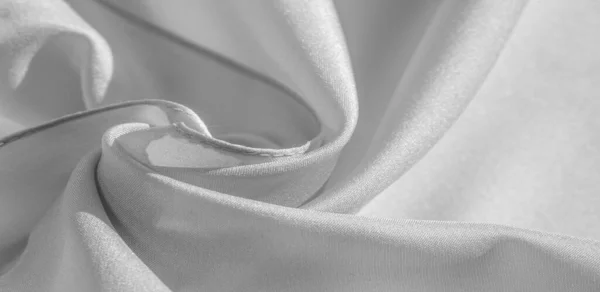 Beyaz Renkli Ipek Kumaş Ipek Inanılmaz Derecede Zarif Bundan Yapılan — Stok fotoğraf