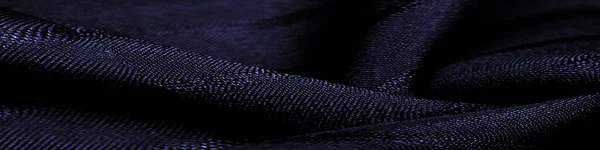 Egyszerű Kék Szövet Vonalakkal Szálak Textúra Háttér Extrahálásával Kialakított Vonalak — Stock Fotó