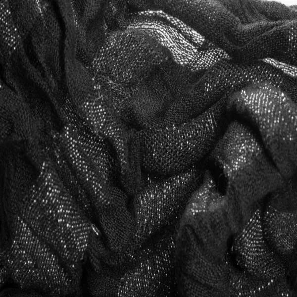 Texture Contexte Contexte Tissu Noir Abstrait — Photo