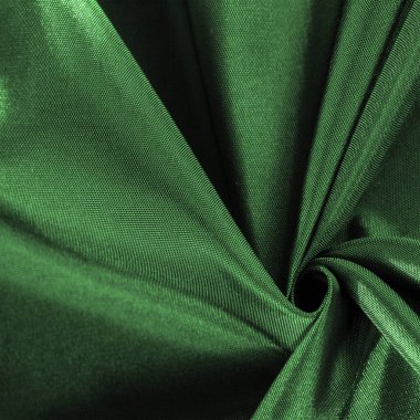 Zümrüt yeşili ipek kumaş, metalik kumaş gölgeleri, dekoratif tasarım için parlak yeşil metalik zemin, dekor unsuru, duvar kağıdı. desen deseni