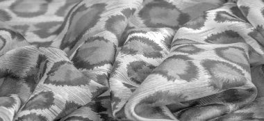 Tek renkli ipek kumaş, çita derisi, Afrika savanı teması. Arkaplan dokusu, desen